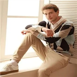 Jersei de punt de diamants jacquard